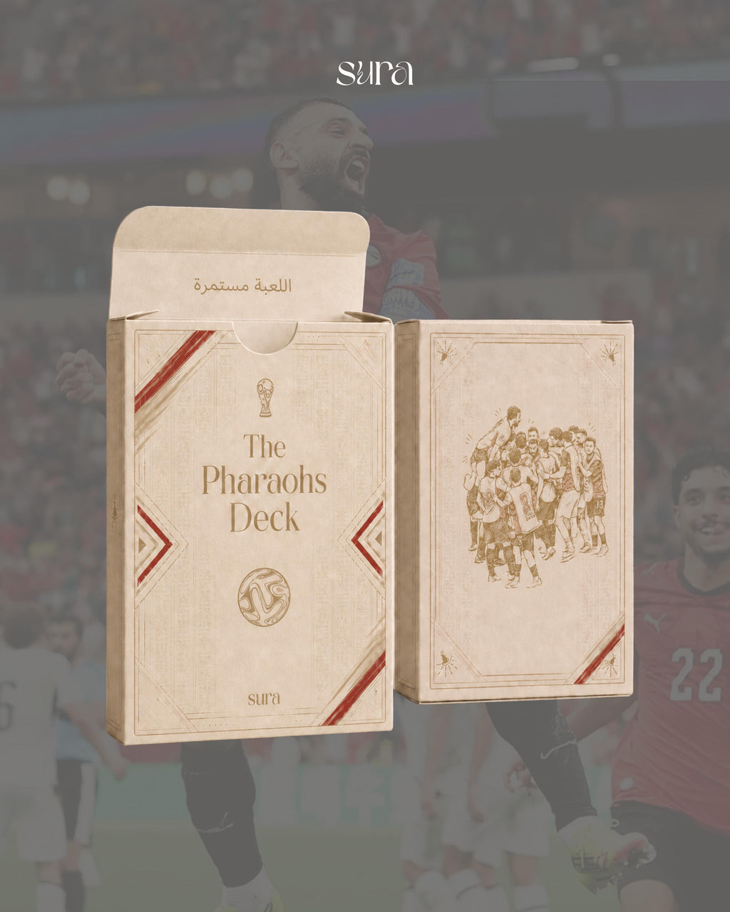 🇪🇬⚽️ The Pharaohs Deck - Sura Playing Cards