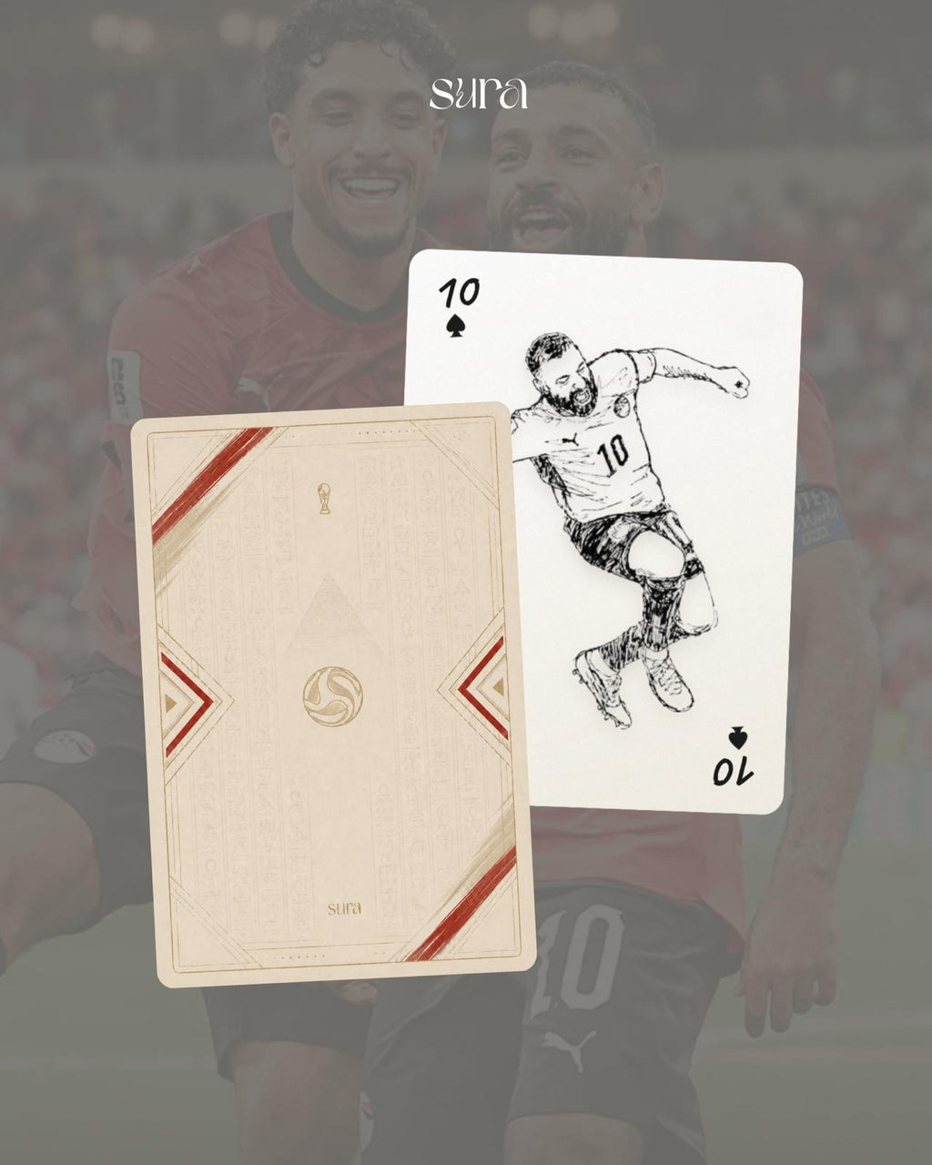 🇪🇬⚽️ The Pharaohs Deck - Sura Playing Cards